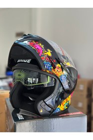 Resim JK20 Çene Açılır Motokaskk | Çelik Mekanizma / Güneş Gözlüğü / Çene Açılır Motosiklet Kaskı 