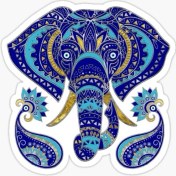 Resim Tsc Nazar Boncuğu Model6 Sticker Oto Yapıştırma Etiket 15 cm 