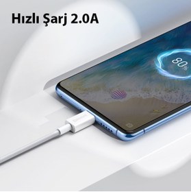 Resim Baseus Superior Series Usb To Mikro Hızlı Şarj Ve Data Kablosu 2a 1m Beyaz 