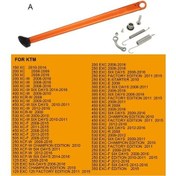 Resim Tongdashop Ktm Xc Xcw Xcf Xcfw Exc Excf Te Fe Tx Fx Fs İçin Turuncu Ayarlı Alüminyum Moto Yan Sehpası Yay Kiti 