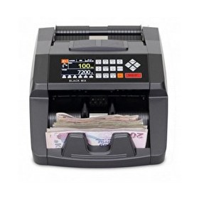 Resim Bill Counter Black Mix Para Sayma Makinesi TL Karışık Sayım Euro ve USD Adet Sayım 