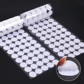 Resim Gateesat 1000 Parça Siyah Çengelli Düğme Kendinden Yapışkanlı Çok Amaçlı Şerit 