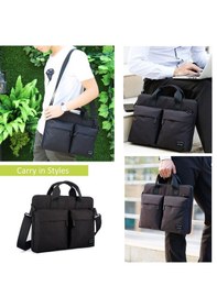 Resim Laptop Apple Uyumlu MacBook Çantası Kadın Omuz Askılı Bilgisayar Çantası 15inc 