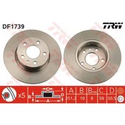 Resim Trw DF1739 Fren Diski Arka 147 00- 156 97- 164 92- Düz 251MM 