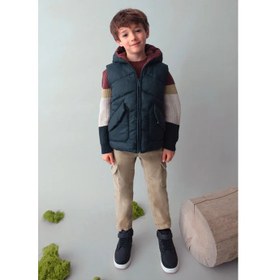 Resim Mayoral Erkek Çocuk Çift Taraflı Anorak Yelek Lacivert Bordo - 5 Yaş 