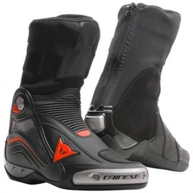 Resim Dainese Axial D1 Blk Red Flluo Deri Bot 