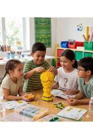 Resim BBYTOYS Dünya Kupası Temalı Lego Uyumlu Blok Oyuncak Yapım Seti 