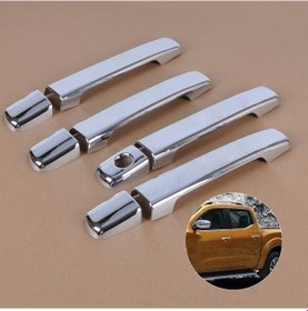 Resim Nissan Navara Krom Kapı Kolu 4 Kapı 2006-2009 Paslanmaz Çelik N11.6086 