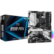 Resim Asrock B550 PRO4 AMD B550 4733 MHz (OC) DDR4 Soket AM4 ATX Anakart 