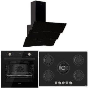 Resim Ferre Flowart Seri̇si̇ Mega Ankastre Set (qms63cs/rs035/d023) 
