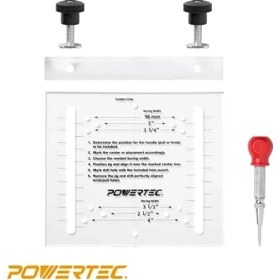 Resim Karokstore 71412 Çekmece Çekme Jig Şablonu ve Merkez Delgeci 