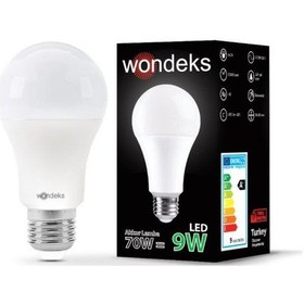 Resim Led Ampul E27 220V 9W Beyaz + 2W Yeşil Çift Renk Wondeks 