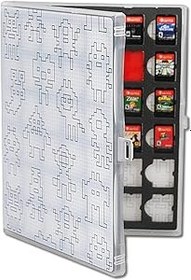 Resim UniKeep Game Case for Nintendo Switch Cartridges - Holds 60 Games - Color Your Own Bit Monsters 