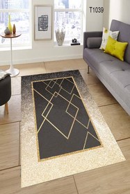 Resim Gold Kum Model Halı Dekhera T1039 - 80X150 / Deri Taban 