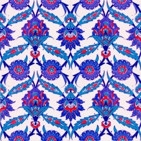 Resim Kütahya Hedef Çini AC18 20 x 20 Dekoratif Çini 