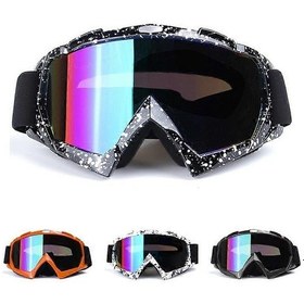 Resim Motosiklet Koruyucu Donanımlar Esnek Çapraz Kask Yüz Maskesi Motokros Gözlükleri Atv Kir Bisikleti Utv Gözlük Donanımı Gözlüklera2 