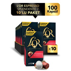 Resim L'OR Espresso 07 Splendente Kapsül Kahve 100'lü 