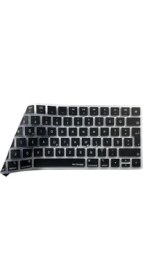 Resim Mcreative F Klavye Apple Magic Keyboard-2 A1644 (F-Türkçe) ile Uyumlu Klavye Koruyucu Daktilo Tipi Siyah 