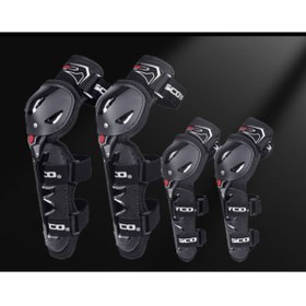 Resim ebakbak Motosiklet ve Bisiklet Mafsallı Dizlik Dirseklik Lüx Set Koruma Ce Diz ve Dirsek Koruma Takım 