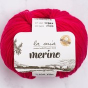 Resim La Mia Merino Fuşya El Örgü İpi - L058 - 33787 