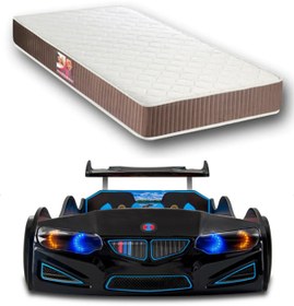 Resim Genel Markalar Bmw - Eko - Arabalı Yatak Araba Karyola - Full - Elif Iç Yatak 90x190 Cm 
