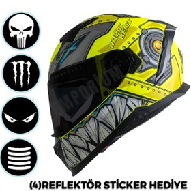 Resim Emporium Ncr Stream Kapalı Kask Siyah Vizörlü (ECE-06) 