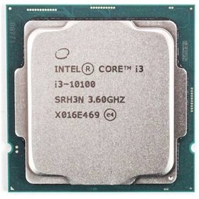 Resim Intel i3 10100 3.60Ghz 6Mb 4 Çekirdek 1200P 10.Gen Fansız Tray İşlemci 