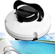 Resim Cordless Automatic Pool Cleaner, Robotic Hoover, Lasts 120 Minutes Robotic Pool Cleaner with LED Indicator, Supports Automatic Parking 