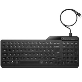 Resim HP 405 7N7C1AA Aydınlatmalı Usb Türkçe Klavye - Siyah 