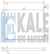 Resim KALE 342955 Klima Radyatoru Kondenser (HONDA: CİTY 1.4-1.5 İ-VTEC 2008-) Gm26 80110tm0h01 (WT336314) 