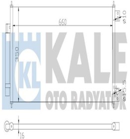 Resim KALE 342955 Klima Radyatoru Kondenser (HONDA: CİTY 1.4-1.5 İ-VTEC 2008-) Gm26 80110tm0h01 (WT336314) 