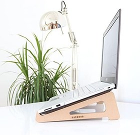 Resim Hanwood Laptop Yükseltici Ahşap Stand ALS2 