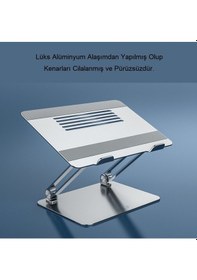 Resim Triline Full Alüminyum Ayarlanabilir Apple Uyumlu MacBook Laptop Standı 10-17 