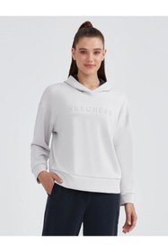 Resim Skechers W Soft Touch Hoodie Sweatshirt S232187- -Kadın Sweatshirt 