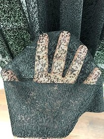 Resim Siyah Düz Tül Perde Etek Katlamalı, 250x250, Sık Pile, 1/3 