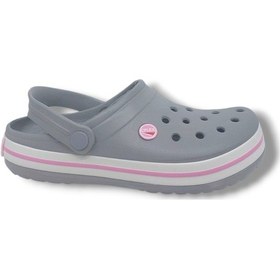 Resim Zerhan Cflex 145 Buz Gri - Beyaz - Pembe Sabo Terlik Sandalet Gri 