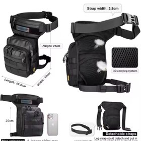 Resim Rhinowalk Su Geçirmez Motosiklet Bacak çantası 