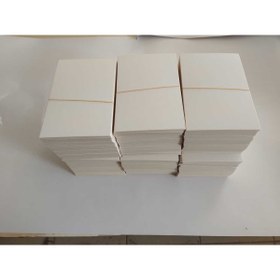 Resim OzmeralBaskı 500 Adet Boş Kartvizit Kağıdı - 8x5 cm - Tasarım, Not, Davetiye ve İsimlik İçin 