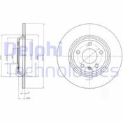 Resim DELPHI BG4081C Fren 8K0615601B (WA279515) (Fiyat:2 Adet İçindir) 