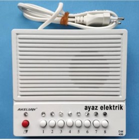 Resim Akelsan 8 Li Diafon Konuşma Merkezi Çaycı-Odacı-Kapıcı Diyafon 