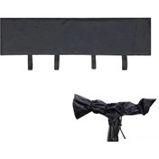 Resim Yaleker Elektrikli Bisiklet El Tutucu Koruması, Universal Yağmurlu Hava Ve Toz Koruyucu, Oxford Kumaş, Kol Kolu Koruyucu Kılıfı 91x23cm Siyah 