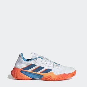 Resim Adidas GW2963 Barricade Erkek Beyaz Tenis Ayakkabısı 