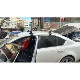 Resim Skoda Octavia Oluksuz Tip Port Bagaj Tavan Çıtası Ara Atkı Kapıda 