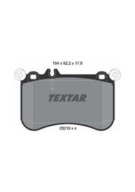 Resim Textar Fren Balatası On 4-matic Mercedes W176 C117 X117 X156 