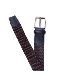 Resim Pierre Cardin Multi Renk Örgü Erkek Kemer En 3,5 Cm Pc-1745 Kahverengi - Lacivert 