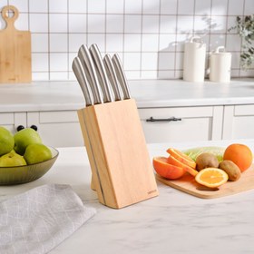 Resim Karaca Jasper New 6 Parça Standlı Bıçak Seti 