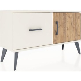 Resim Arges Şifonyer Tek Raflı Tek Çekmeceli Tek Kapaklı 88x30x48 Aytaşı-çam/aytaşı Çam/aytaşı 