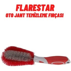 Resim Flarestar-oto Jant Temizleme Fırçası-kırmızı 