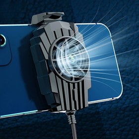 Resim Kompakt Taşınabilir Mini Cep Telefonu Radyatörü - USB Güçlü, Tavuk Yiyen Oyun Tasarımı, Canlı Yayınlar İçin İdeal, Dahili Bataryalı Soğutma Sistemi, Hava Soğutmalı Soğutma Periferaları, Akıllı Telefon İçin Oyun Fanı 