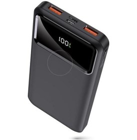 Resim Intouch 10000mah Fast-out Pd 20w Digital Ekranlı Powerbank Siyah 